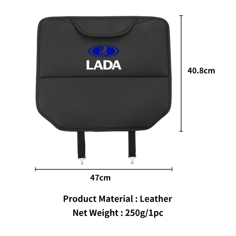Car Seat Anti-Kick Pad Seatback Storage Protector Cover Accessories For Lada Vesta Niva Samara Kalina Largus Priora Xray Granta PP33