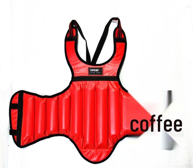 Sagitar PU Leather Boxing Chest Protector with Laces