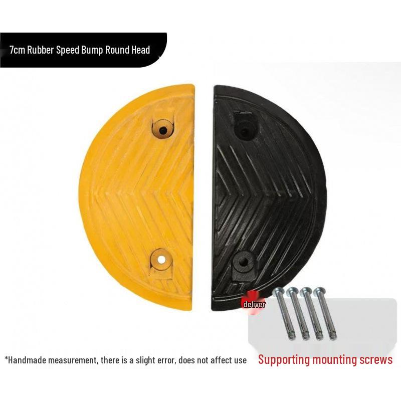 High-Quality Thickened Rubber Speed Bump for Road Safety