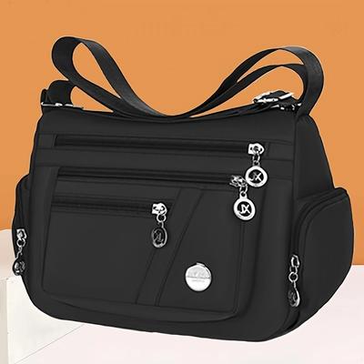 Nieuwe stijl neutrale nylon stof dameshandtas Oxford doek schouderband crossbody tas reistas multi-compartiment casual tas