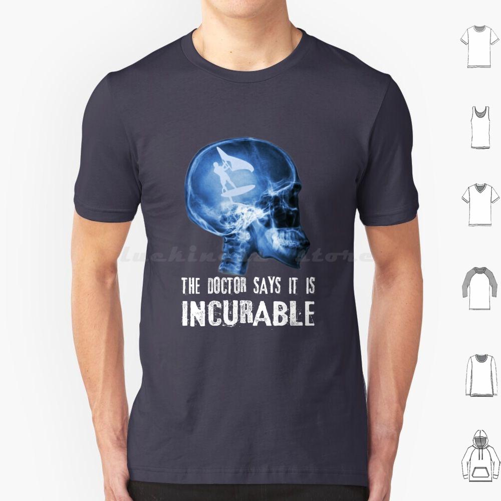 Wing Foiling The Says It Is Incurable T Shirt Cotton Men Women DIY Print Wing Foiling Surfing Surf Outfit The Says Its S