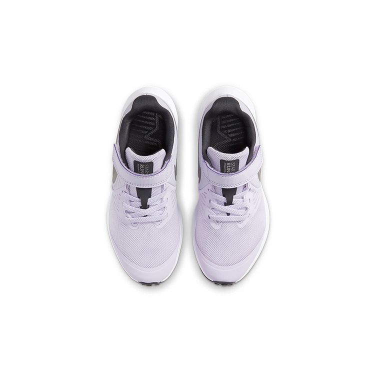 Nike Star Runner 2 PS Violet Frost Metallic Pewter Kids Sneakers Purple Dark-Smoke-Grey White AT1801-502