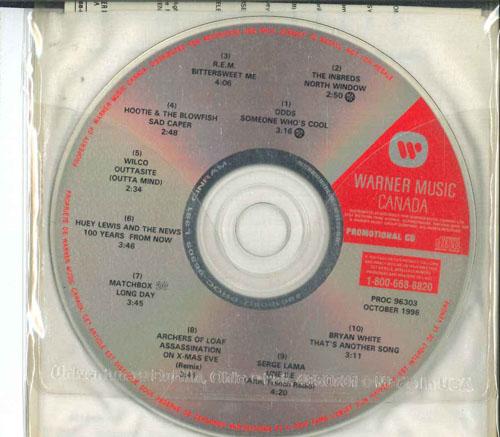 CD РАЗЛИЧНЫЕ  Warner Music Canada Октябрь 1996   PROC96303 WARNER MUSIC CA 1996 Канада Рок Б/у