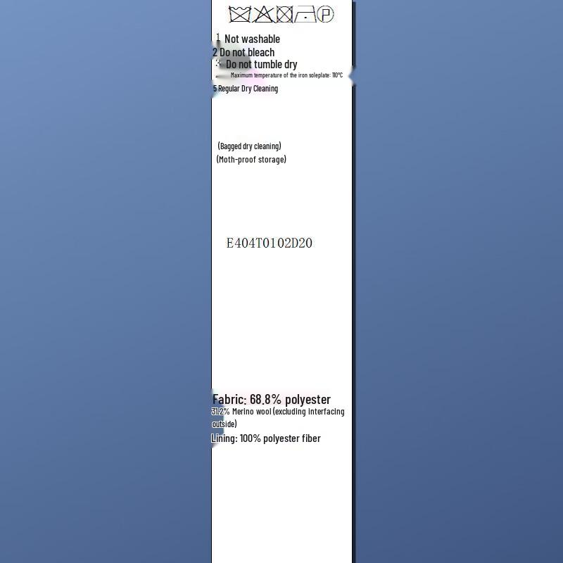 Sancai Women's Lamb Wool Blend Double-Breasted Winter Coat