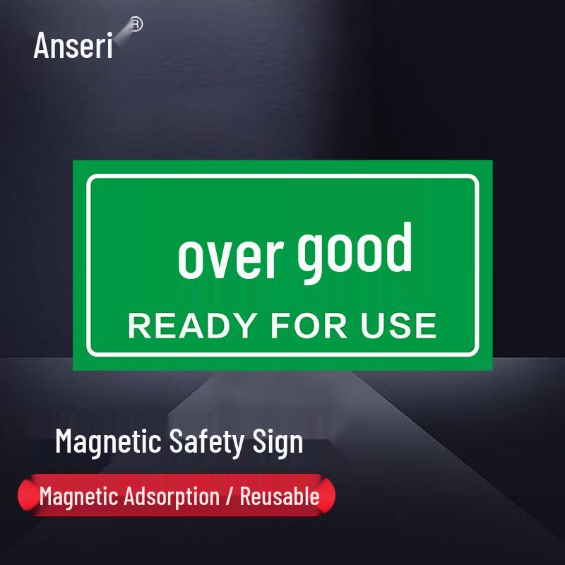 Magnetic Safety Warning Sign for Electrical Equipment