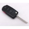 4 Buttons Folding Flip Replacement Key Fob Cover Case Fit for Jetta Passat Go
