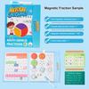 1 Set Magnetic Fraction Demonstration Book Fraction Learning Magnetic Tiles Circles