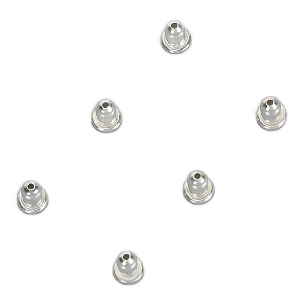 Earring Backs 925 Silver Replacement Secure Locking Studs Backs for Women Girls 3 Pairs