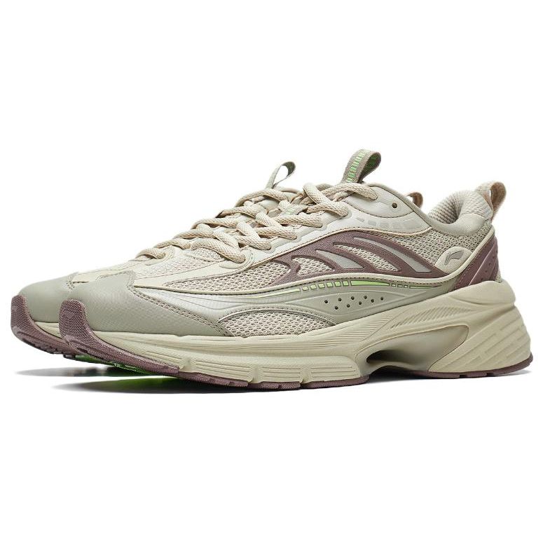 Li-Ning Yixing Lite Casual Cómodo Antideslizante Resistente al Desgaste Transpirable Zapatillas de Estilo de Vida de Caña Baja Hombre zapatilla Beige AGCT235-5