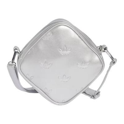 Originals Adicolor 1.8L Brand Logo Fashion Versatile Crossbody Bag Women Shoulder Bag Metallic-Silver JW0051