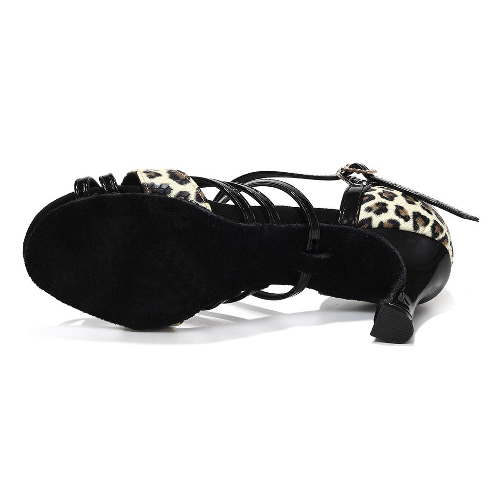 High Heel Latin Dance Shoes Adult Women Soft Soled Tango Salsa Ballroom Social Dancing Shoes Heeled 7cm