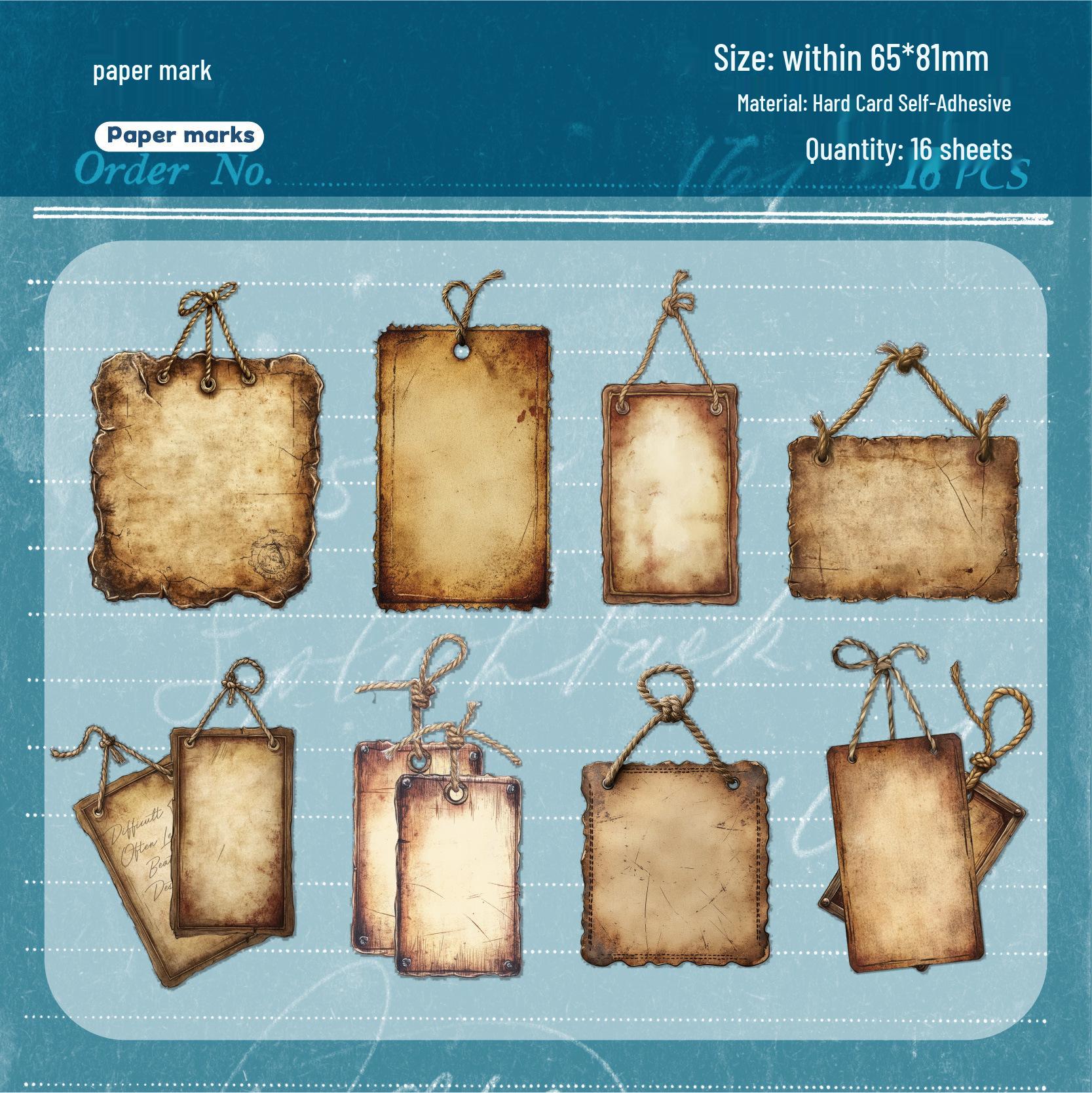 

Retro Collage Sticker Pack: European Vintage Journaling Decor - 6 Unique Styles
