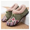 Women's Winter Velvet Thick Cotton Shoes Embroidered Casual Shoes