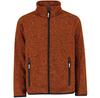 CMP Boys Melange Knit-Tech Fleece Jacket