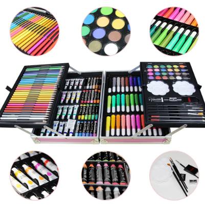Art set for children for painting, suitcase, crayons, paints, gift, xxl