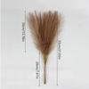 Runtow 10pcs Artificial Reed Grass ,55cm Fluffy Artificial Fake Flower Bulrush Reed Grass ,Pampas Grass Wedding Party Decor