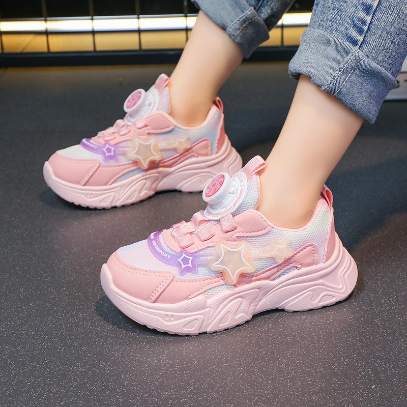 Tennis Shoes Children Trainer Girls Casual Sneakers Mesh Breathable Running Shoes Baby Student Shoes