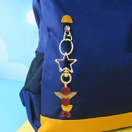 24 Sets Christmas Angel Keychain Party Favors Angel Pendants with Organza Gift Bags And Thank You Tags for Wedding