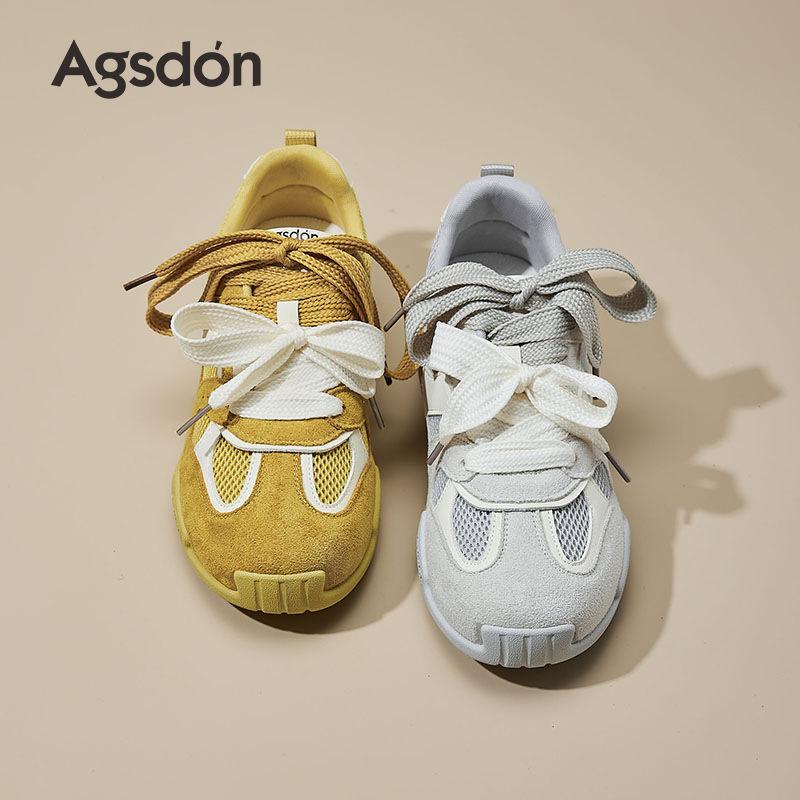 Augustine Ballet Training Shoes Women's 2025 New Summer Flat-bottomed Casual Soft-soled Sneakers Mesh Forrest Gump Shoes