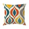 1,4 Pcs Retro Ethnic Style Single-Sided Printed Pillowcase Cushion Cover,Suitable For Living Room,Bedroom,Car Decoration