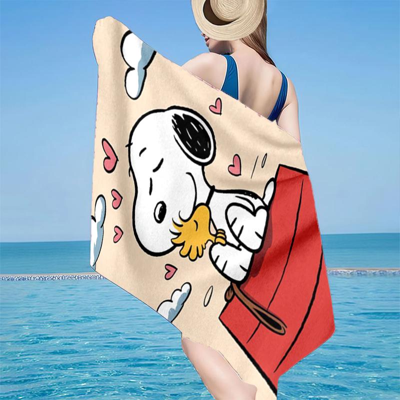 Cute Dog Dreams Under Stars Beach Towel, Super Soft Microfiber, Gift for Her/Him, Birthday, for Pool, Beach, Travel, Home Decor Fan Gifts