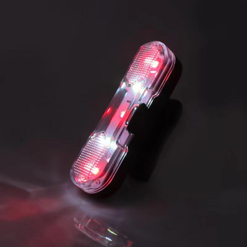 Lampă LED Impermeabilă pentru Bicicletă Reîncărcabilă prin USB Lampă de Siguranță Avertizor Spate Bicicletă Lampă Bicicletă Accesorii Bicicletă