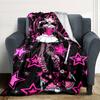 1 Stück Gotisch, Glamourös, Monster High Digitaldruck Flanelldecke, Superweiche Plüsch-Bettdecke, Vielseitige Steppdecke für Sofa, Bett, Büro