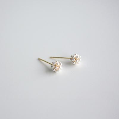 Simple and Sweet New Style Mini Small Pearl Earrings Ear Clips for Women