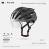Bicycle Helmet with Color-Changing Goggles, Unisex One-Piece Mountain and Road Bike Safety Helmet Accessories