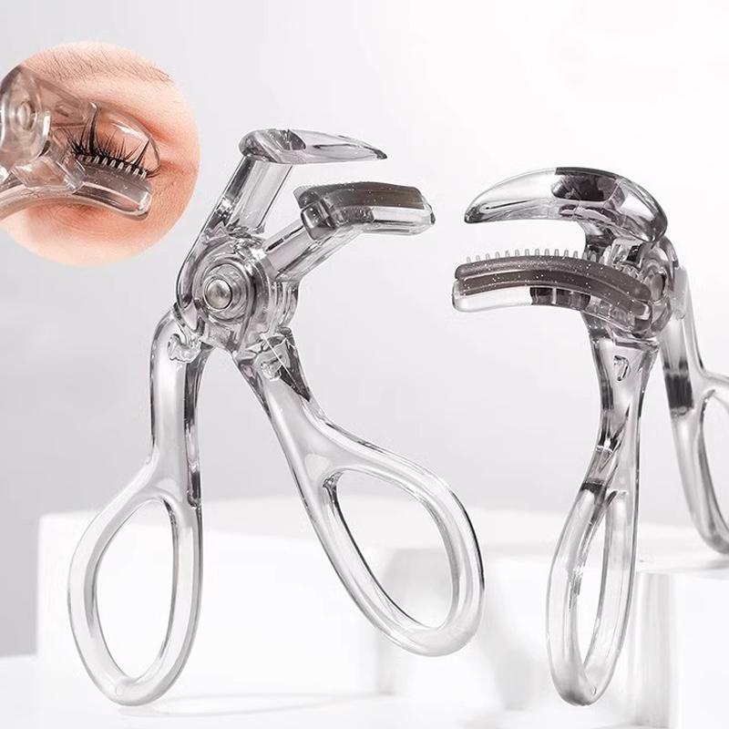 Wide-Angle Partial Eyelash Curler Portable One-Clip Curling Comb Tooth Lashes Curler Easy To Operate Styling Enlarge Eyes Tool