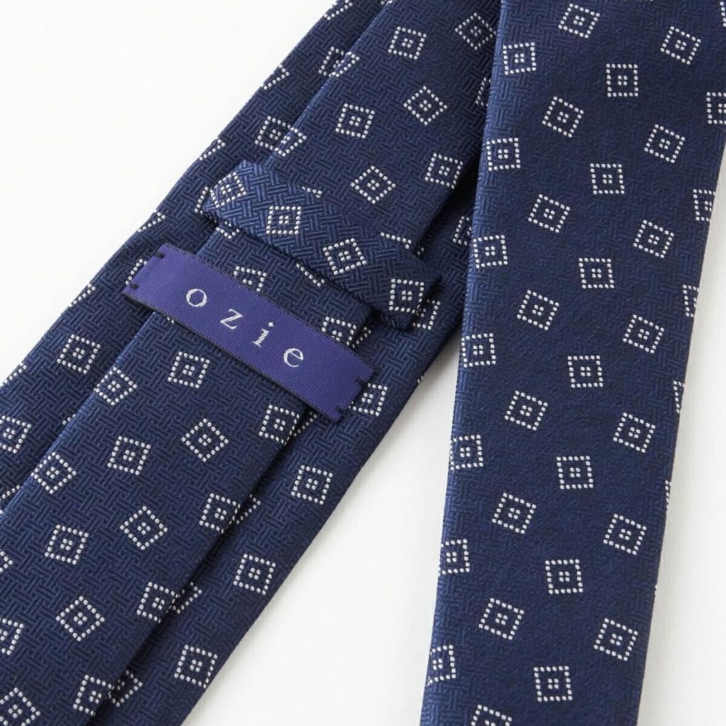 Ogier Silk Regular Yamanashi Melange Small Made in 8cm Wide Men's Tie, Pattern, Pattern, Japan, Business, Stylish,