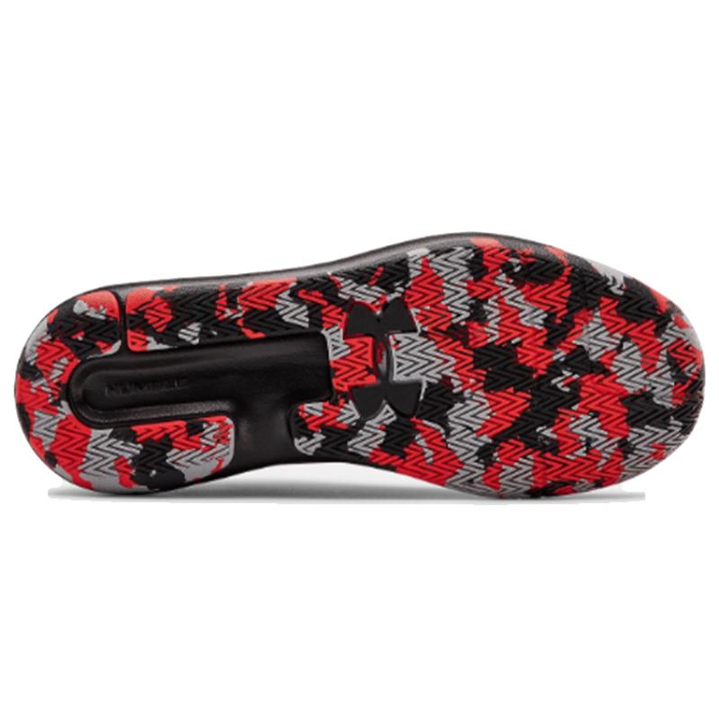Under Armour Lockdown 5 'Versa Red Black' Sneakers 3023949-601
