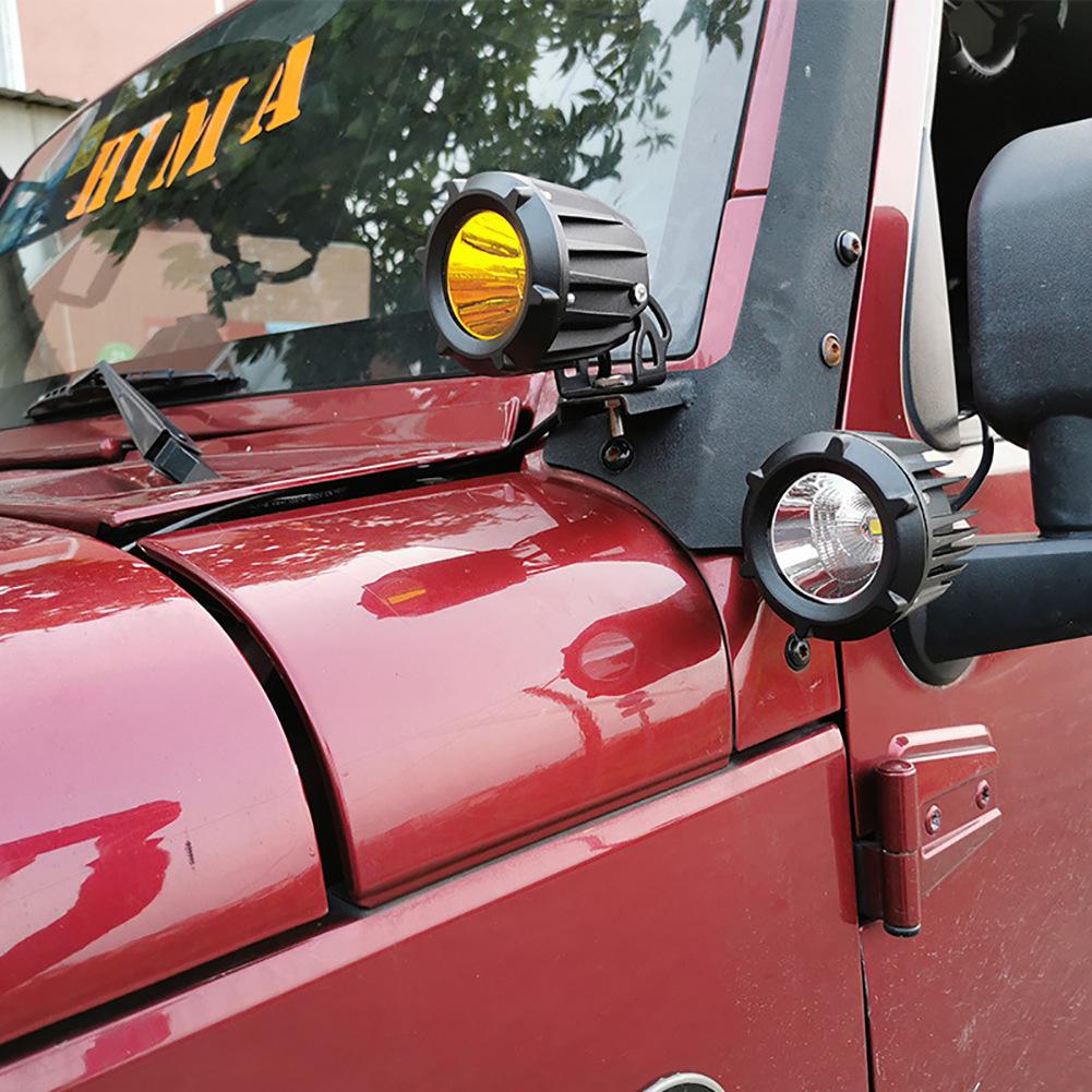 Far LED Motocicletă Lămpi de Ceață Lumină Suplimentară pentru Off Road ATV Camion 4x4 Lampă Asistată Lumini de Lucru Auxiliare 10-36V DC