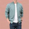 Herren Frühherbst Business Casual Schlicht und Vielseitig Winddicht Herren Frühlings- und Herbstjacke Oberteil