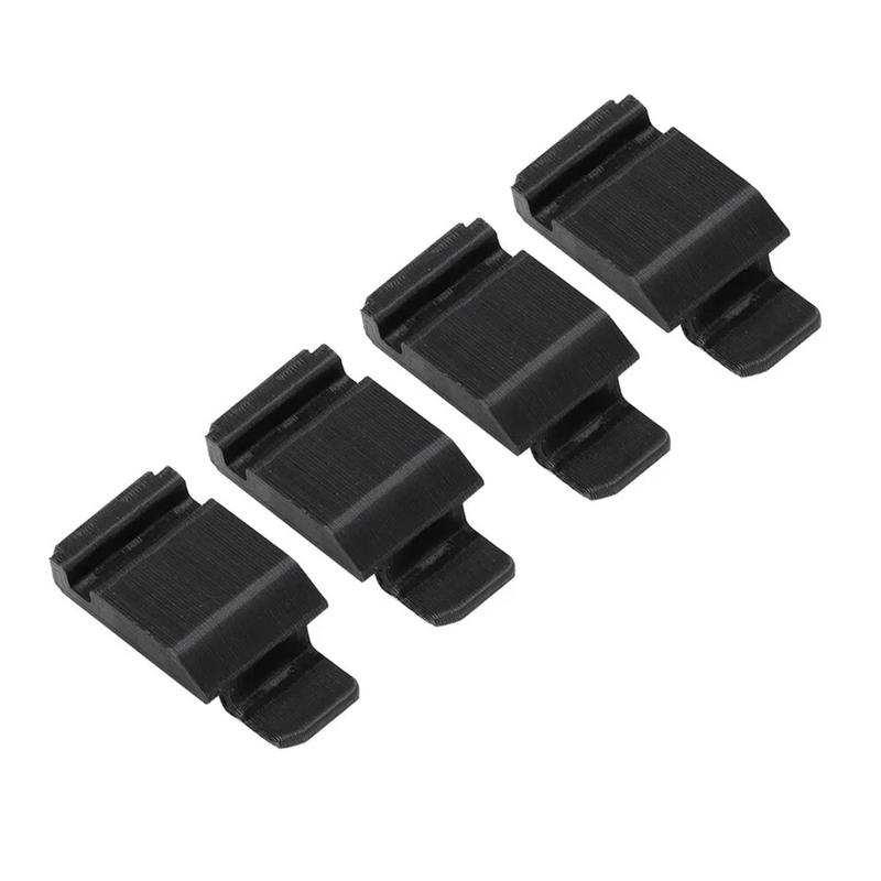 4PCS Front Rear Strikers Door Lock Striker Door Lock Rubber Fixing Parts For Mercedes W123 W126 240D 280E 300D-A91R