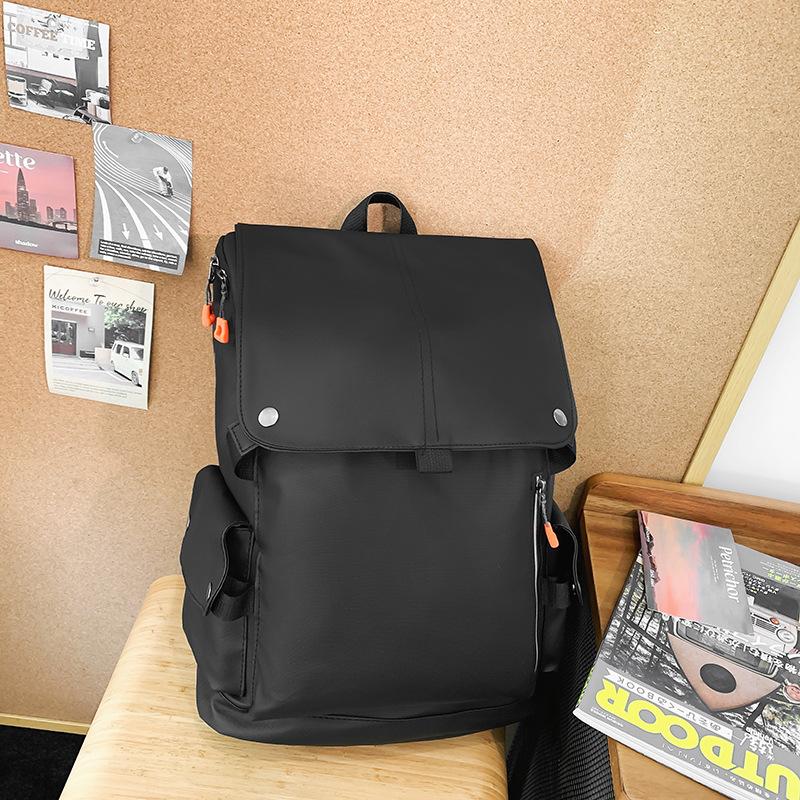 New Backpack Male Hipster Large Capacity Waterproof Computer Travel Backpack Junior High School Students Bag.