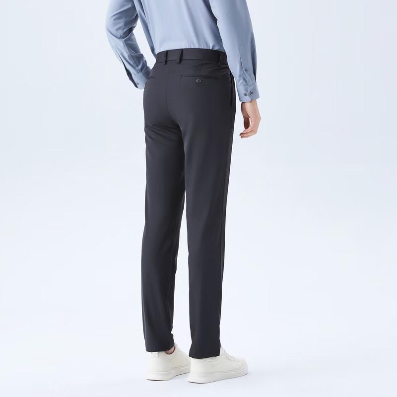 Septwolves Men's Silk Modal Blend Casual Trousers