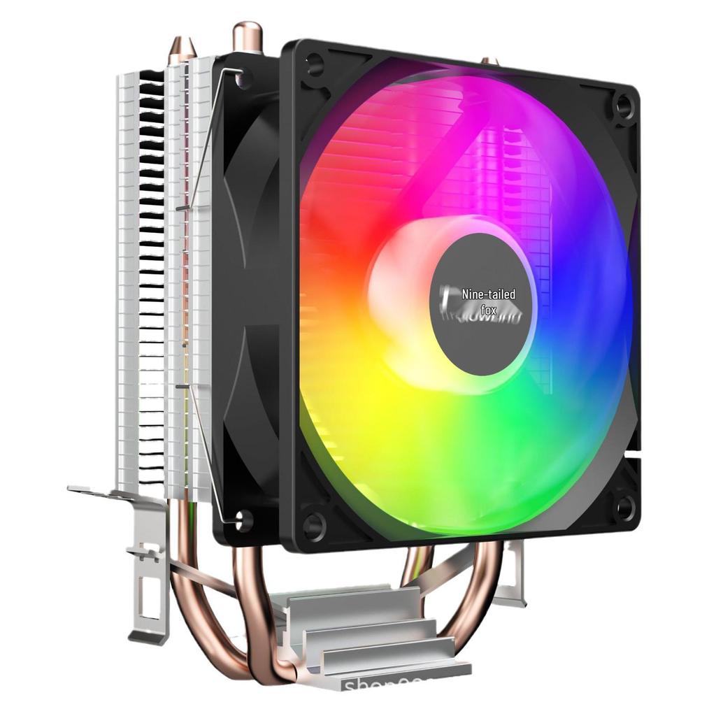 Nine-tailed Fox 2T CPU Cooler: Dual Copper Tube Fan for Desktop (1150/1151/1700/2011AMD)