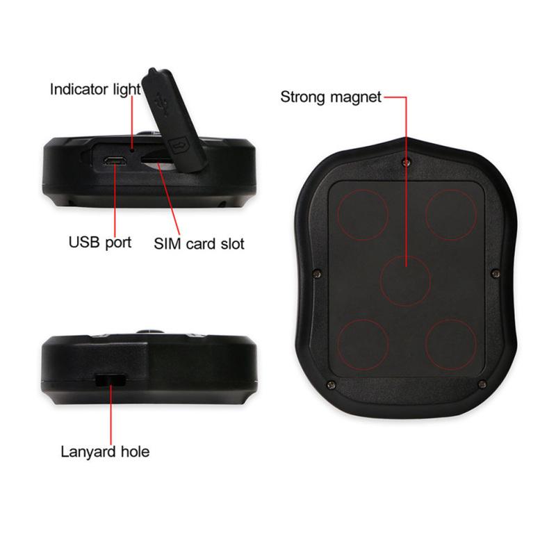 KLW TK-905B Car Vehicle Tracking Device Waterproof Realtime GPS GSM GPRS Position Long Standby Locator Alarm Monitor 10000mAHBat