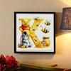 DIY Diamond Painting Round Diamond The Letters "K" In Vini and Eeyore Full Diamond Mosaic Home Decoration Painting Cross Stitch Kit