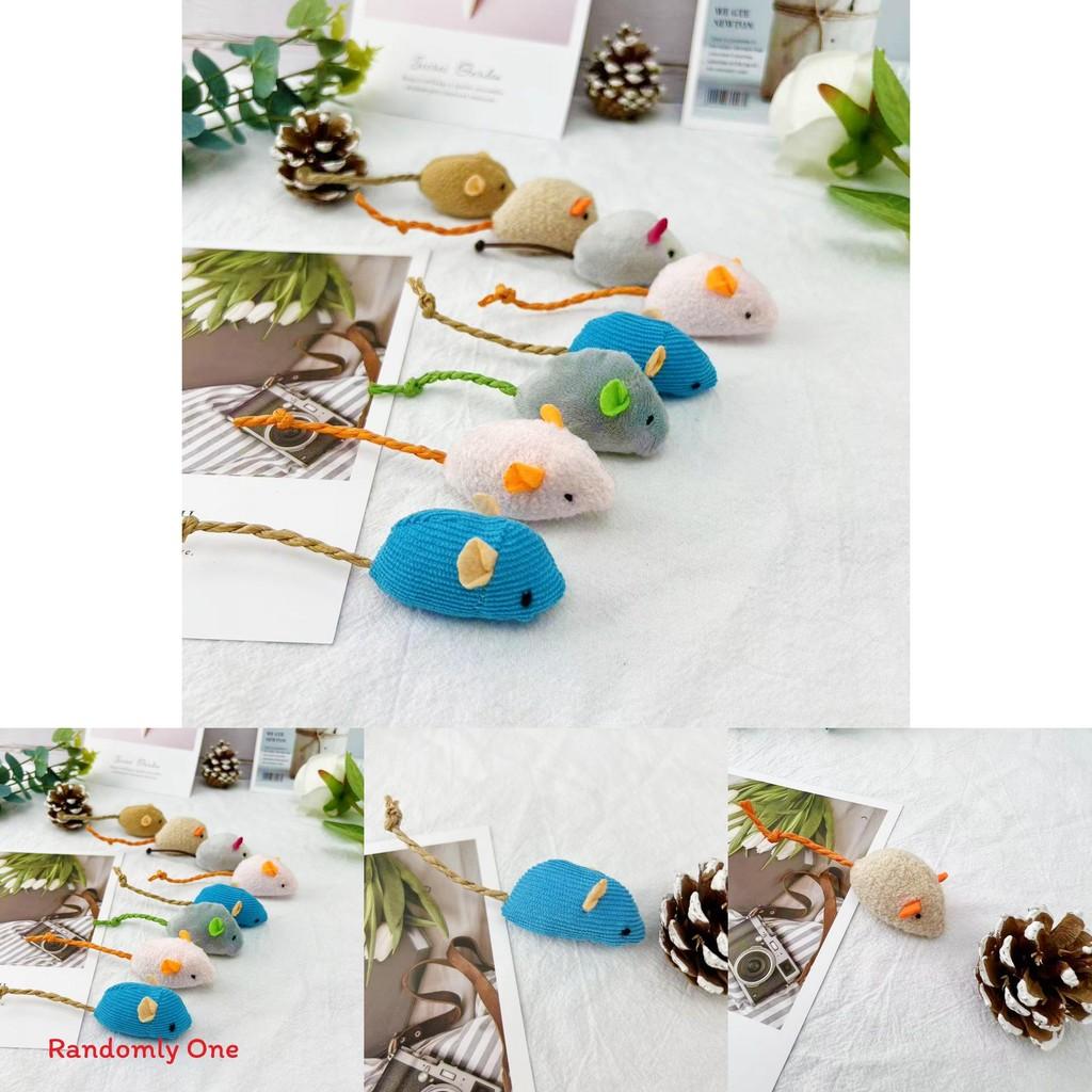Catnip Mouse Plush Toy With Durable Herbal Chewing Material For Pet Play And Biting