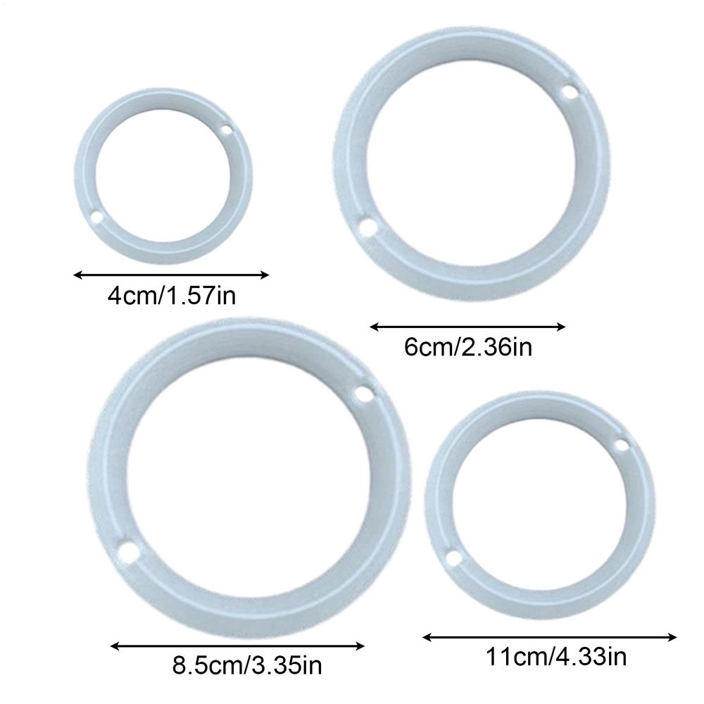 4Pcs Board Games Dart O Rings Accessories Dart Practice Rings Improve Accuracy for Kids Adults Backyard Birthday Party Indoor белый