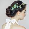 Neue Mode Böhmischer Kranz Haarband Blumenkrone Frauen langes Rattan Simulationsblume Stirnband Kopfschmuck Frühling Haarschmuck