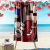 Super Mario2 Print Beach Towel, Large Soft Quick Dry Towel for Beach Camping Swimming