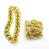 French Bulldog & Pitbull Gold Chain Dog Collar Necklace for Small/Medium Dogs