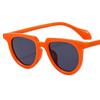 NEW Unisex Retro Sun Glasses Semi-Rimless Design Anti-UV Spectacles Eyeglasses Google Fashion Simplity Sunglasses