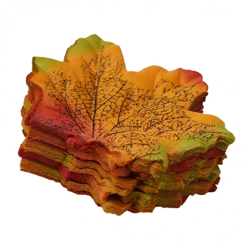 Simulation Props Maple Leaves DIY Fake Halloween Multicolour