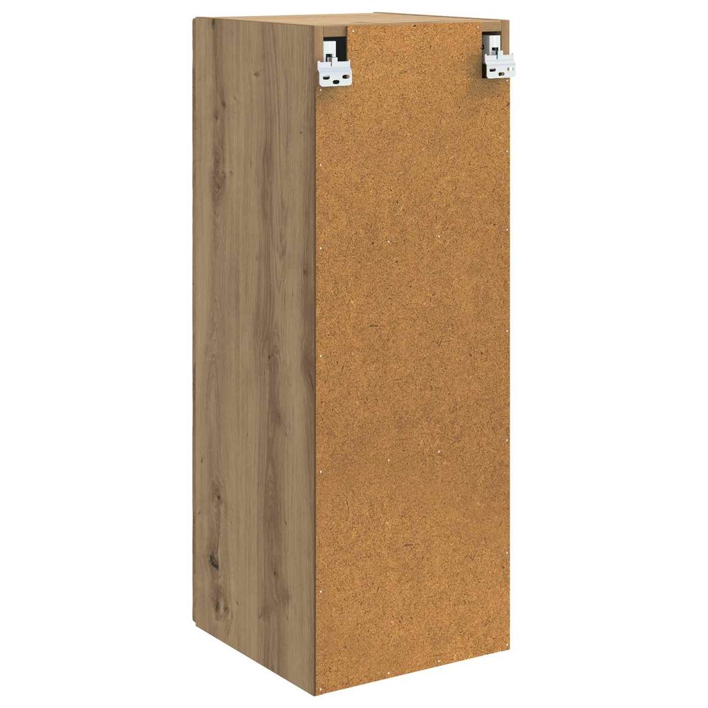Wall Mounted Cabinet  Artisan Oak  33 x 34.5 x 90 cm Particleboard