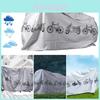 Premium Grey Bicycle And Electric Vehicle Cover With Dual Protection Against Rain And Dust