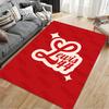 Red Carpet with Lewis 44 Logo suitable as a non-slip mat for the living room or bedroom sofa